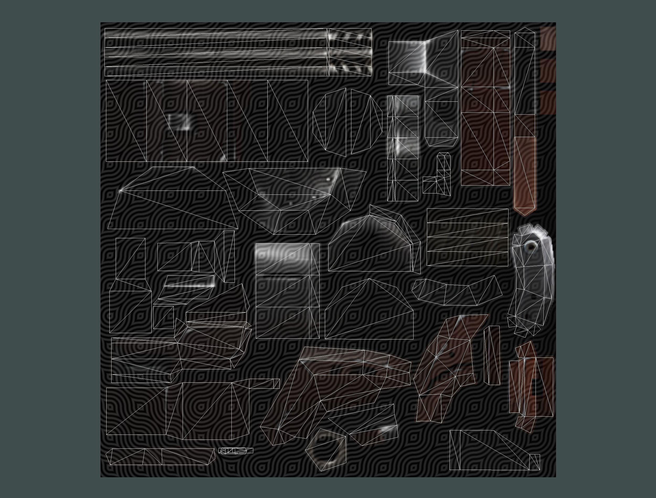 Assault heavy machine gun cannon naff barrel blaster laser arms Low-poly 3D model_43