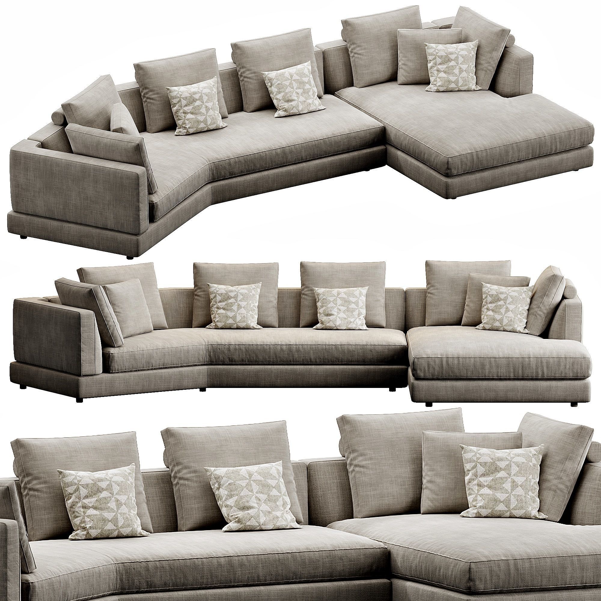 Bonaldo Liam Sofa 3D model_2