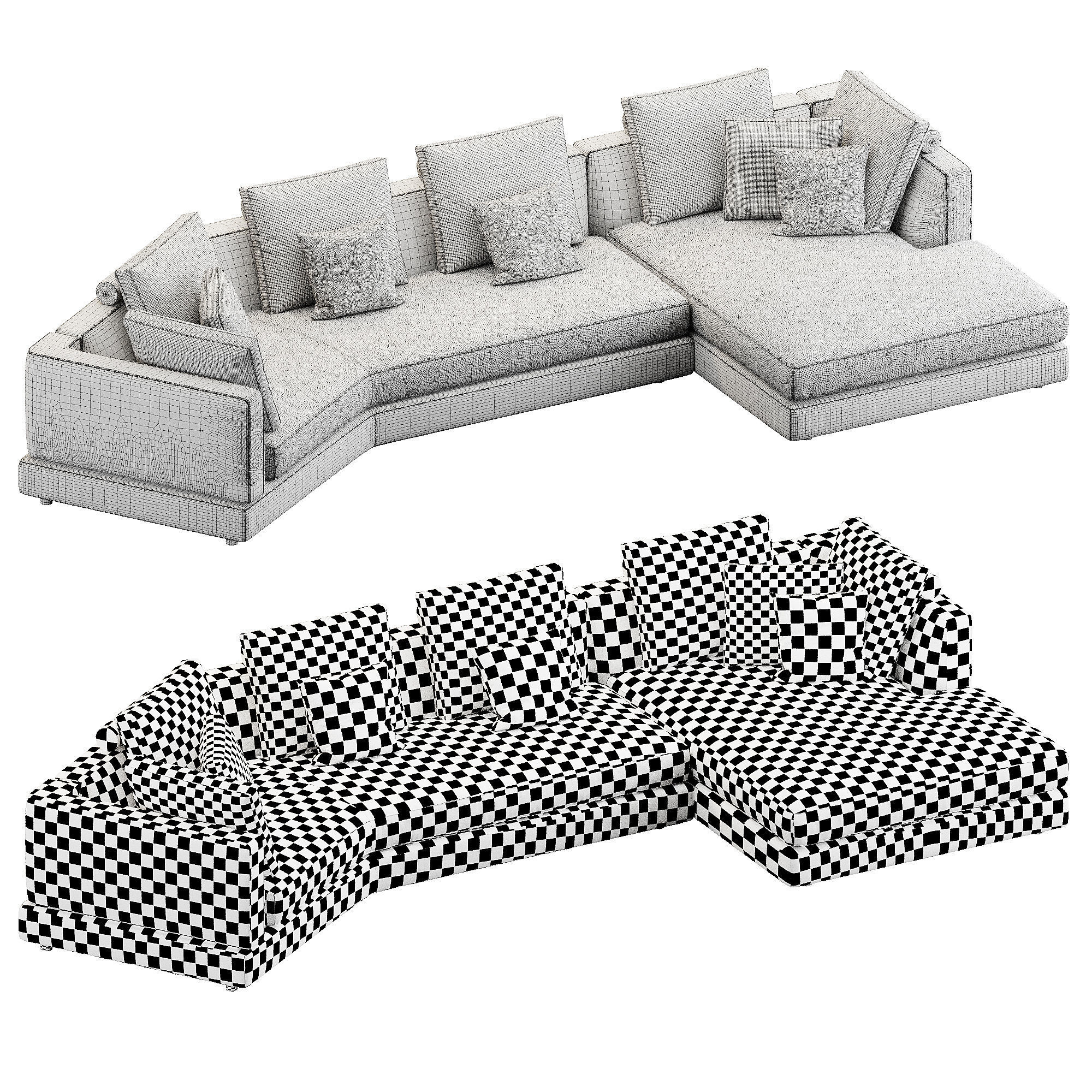 Bonaldo Liam Sofa 3D model_13
