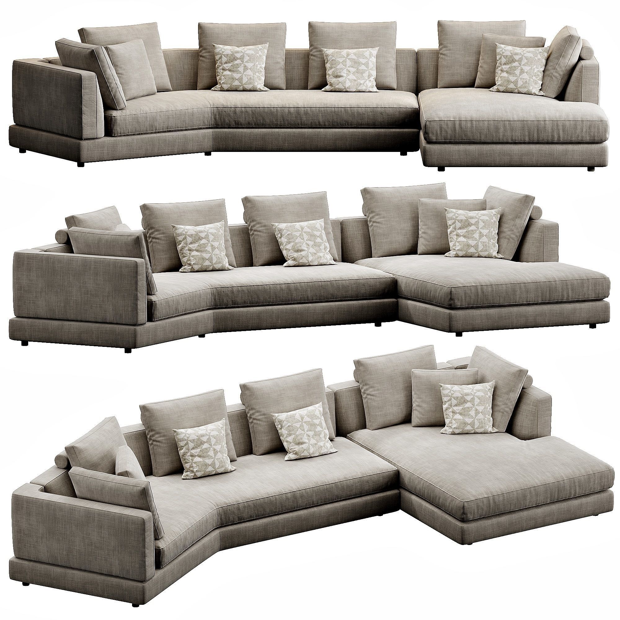 Bonaldo Liam Sofa 3D model_1