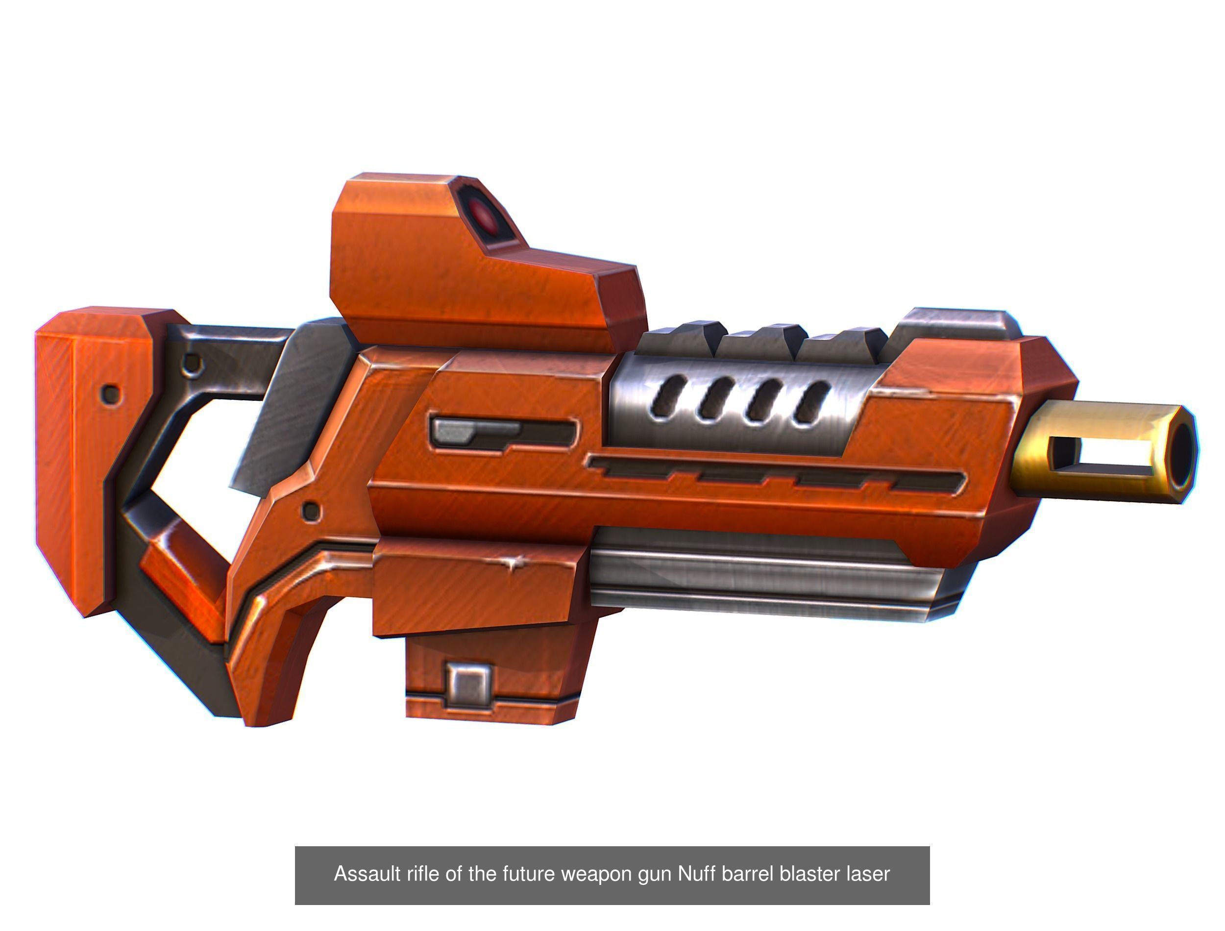 Weapons Set 4 Gun Pistol Assault rifle Sniper rifle machine gun 3D Model Collection_14