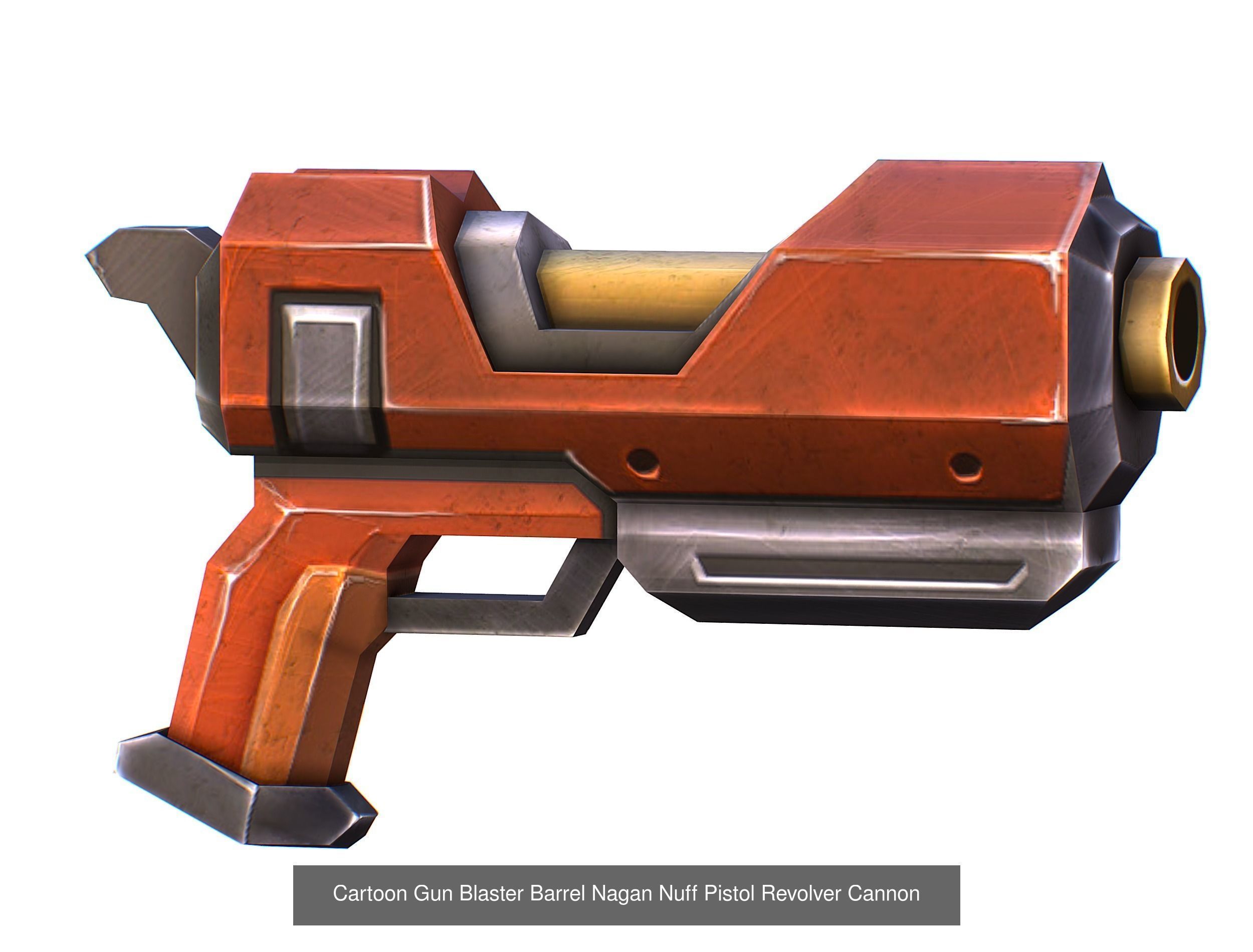 Weapons Set 4 Gun Pistol Assault rifle Sniper rifle machine gun 3D Model Collection_12