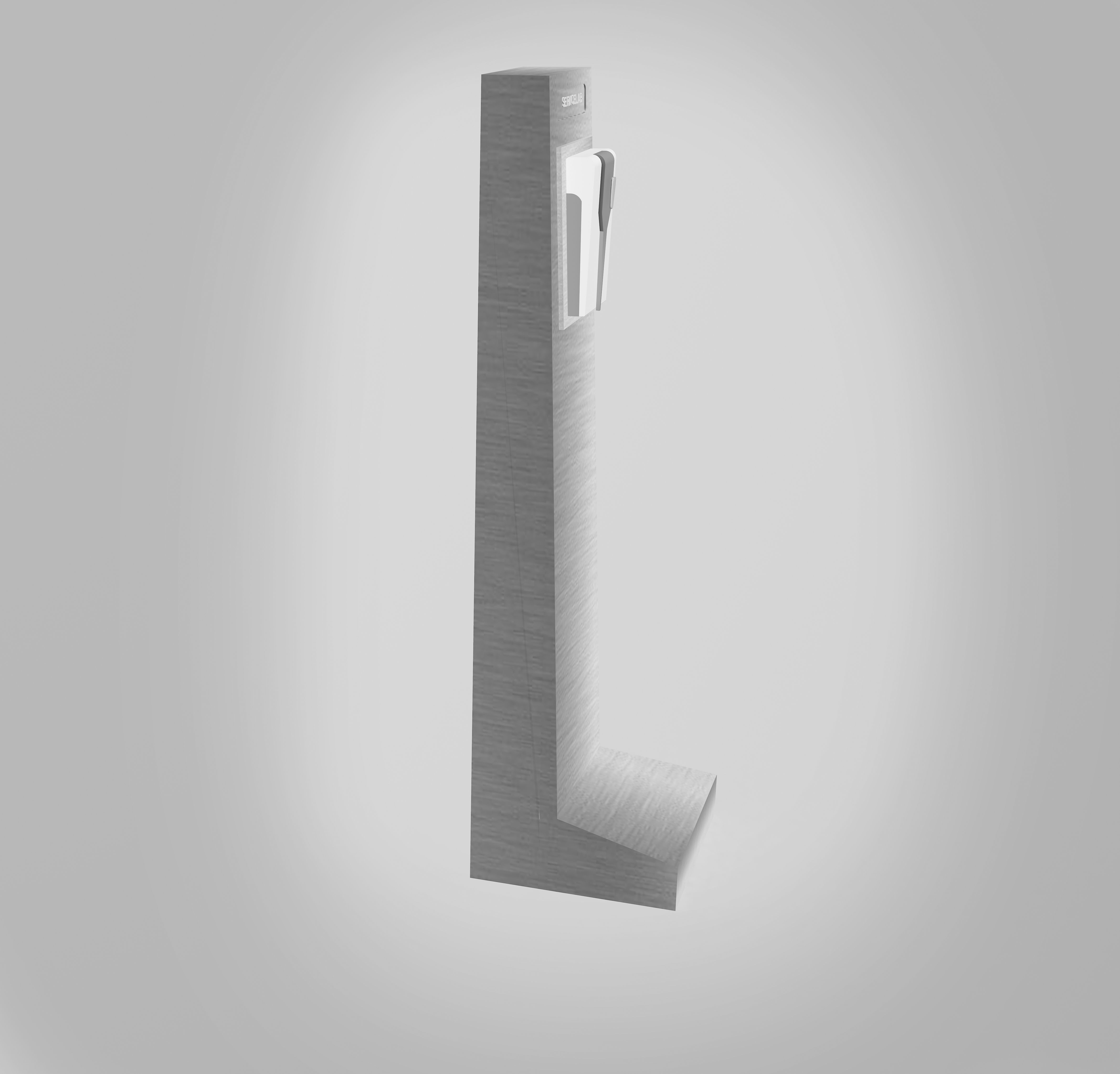 Disinfection Station Low-poly 3D model_3