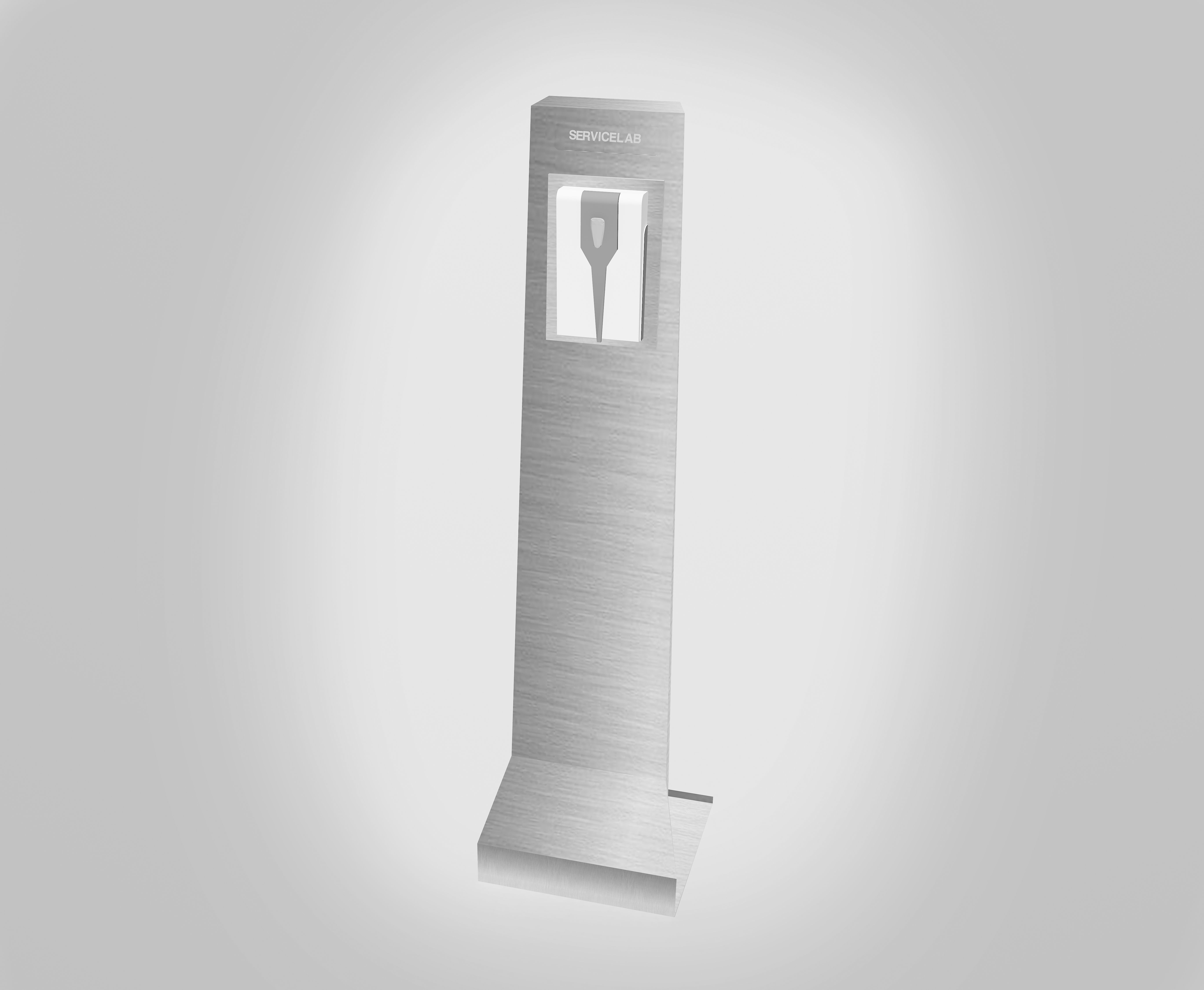 Disinfection Station Low-poly 3D model_1