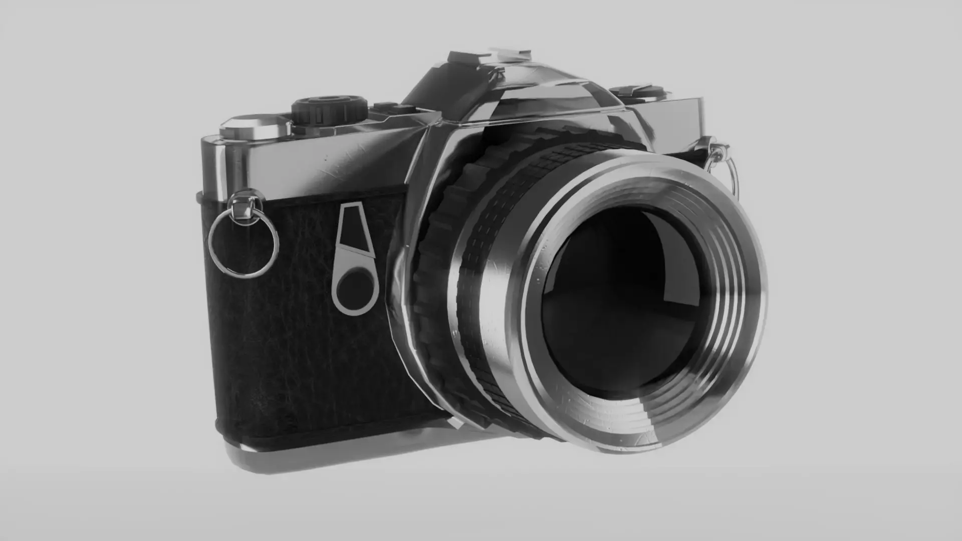 Pentax Vintage Camera 3D model_0