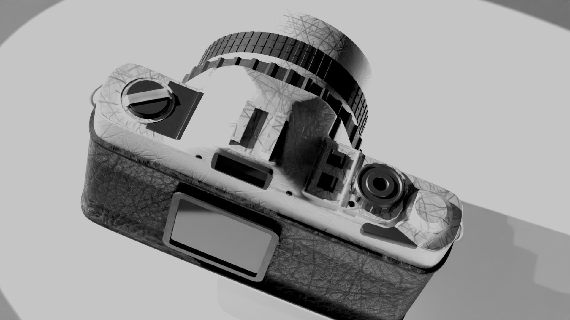 Pentax Vintage Camera 3D model_3