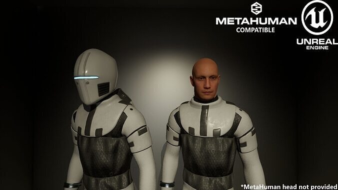 EVA Spacesuit  Low-poly 3D model