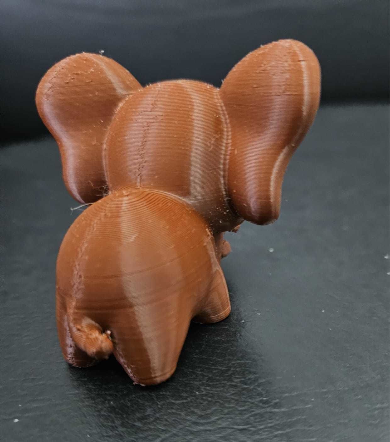 Elephant and Calf 3D print model_14