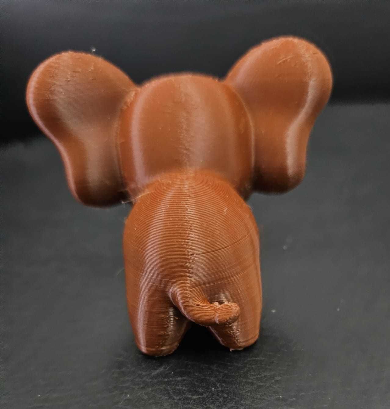 Elephant and Calf 3D print model_15