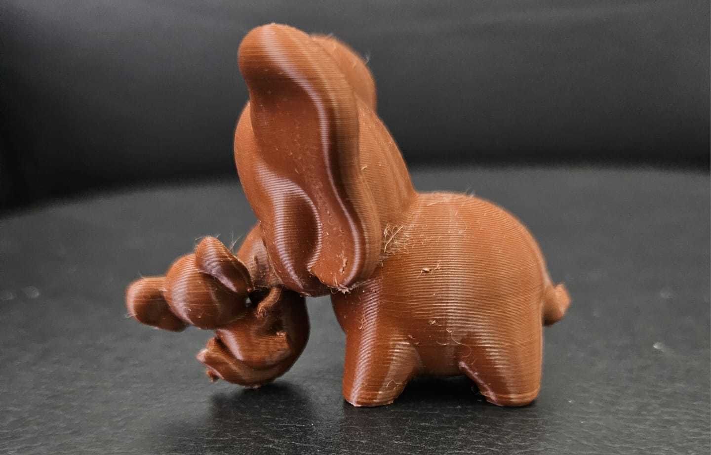 Elephant and Calf 3D print model_12