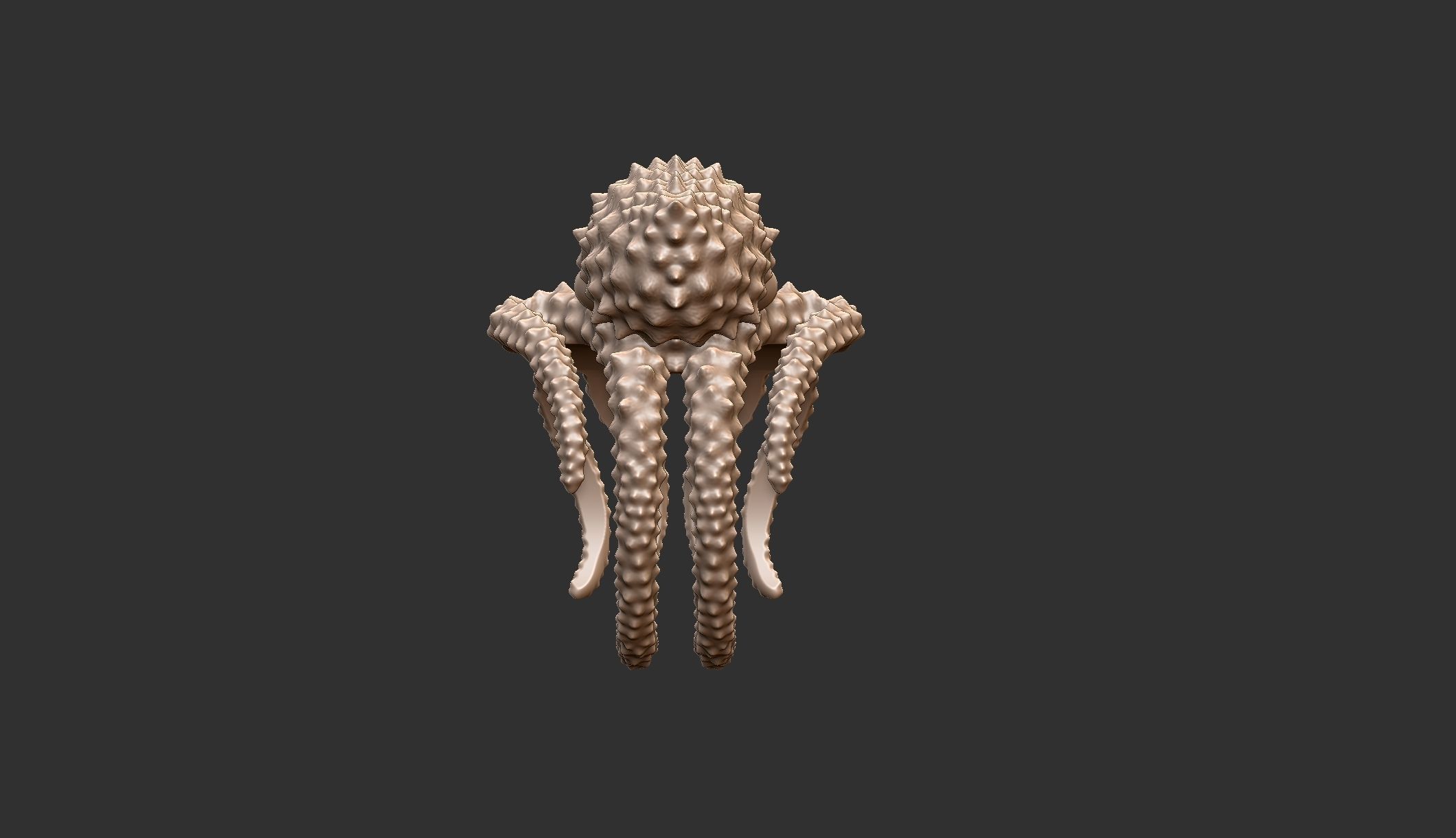Octopus Ring 3D print model_7