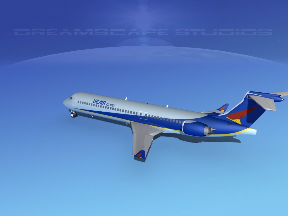 Comac ARJ21-900 Chengdu Airlines 3D model_8