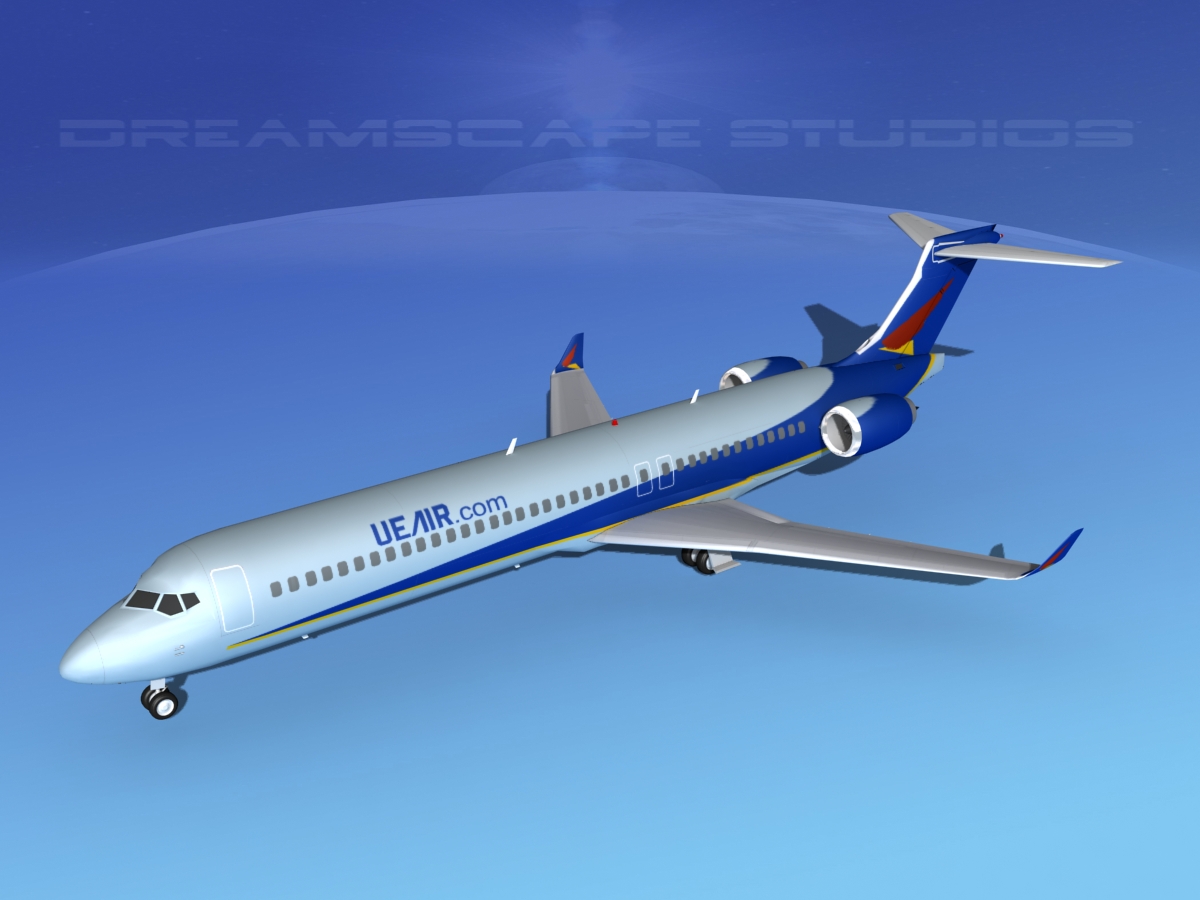 Comac ARJ21-900 Chengdu Airlines 3D model_10