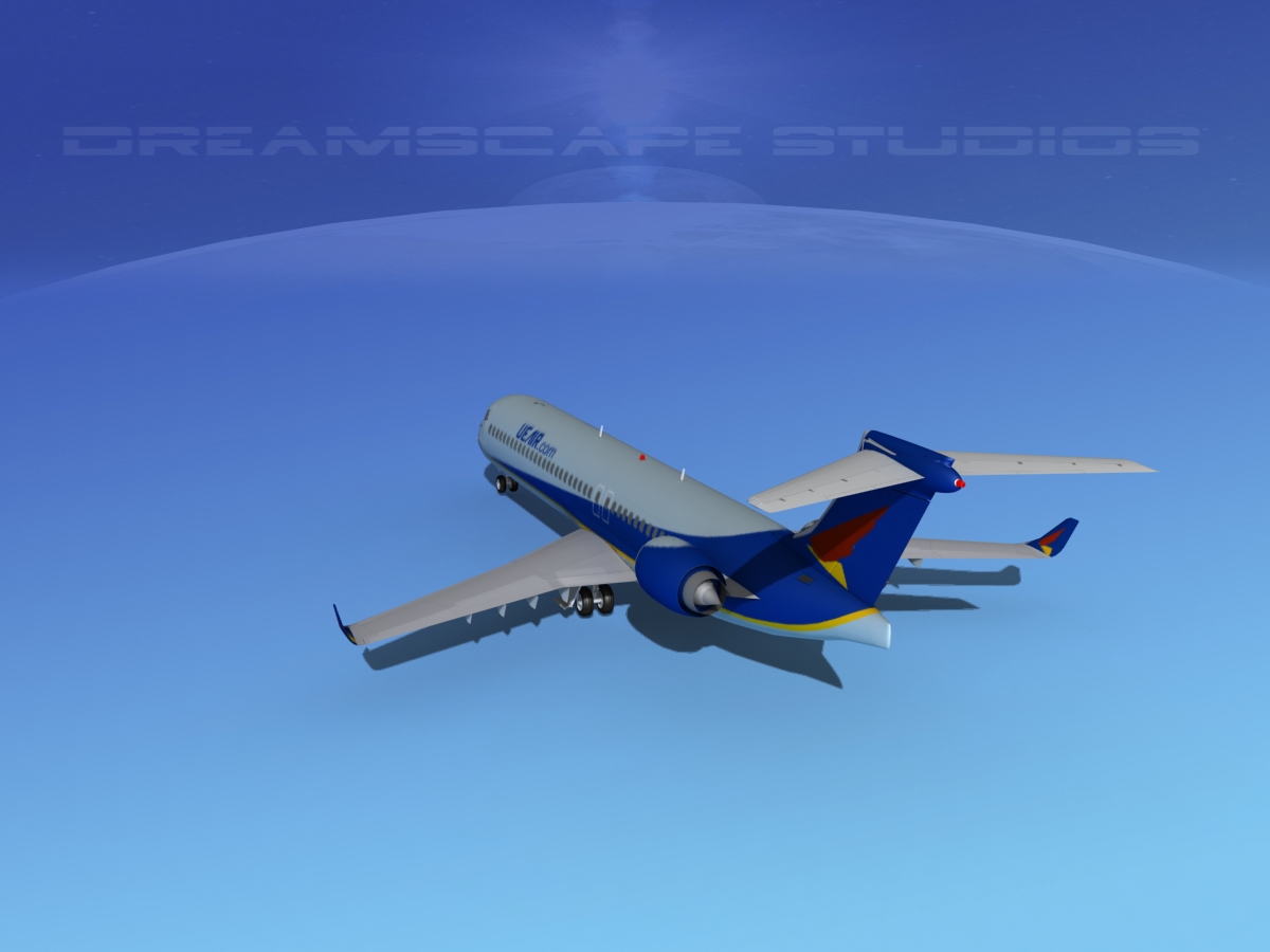 Comac ARJ21-900 Chengdu Airlines 3D model_7