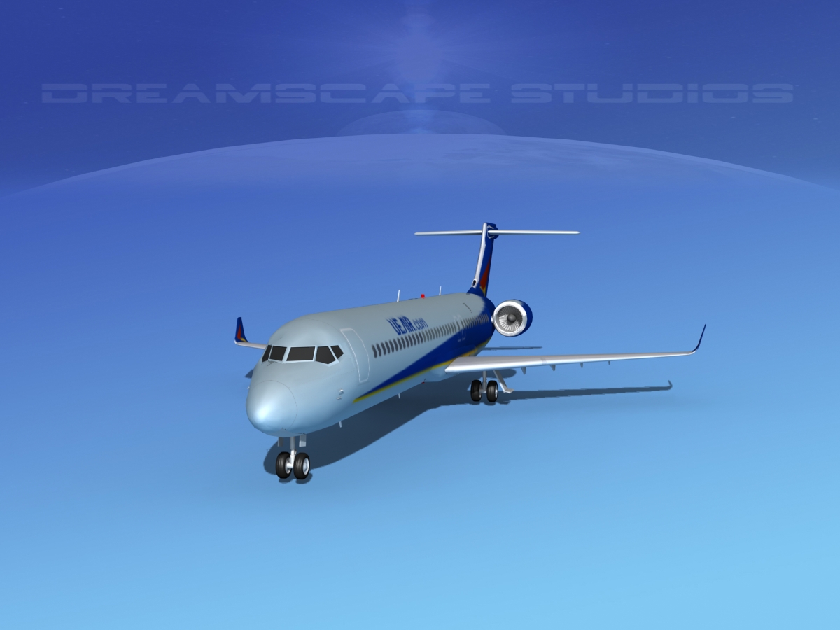 Comac ARJ21-900 Chengdu Airlines 3D model_2