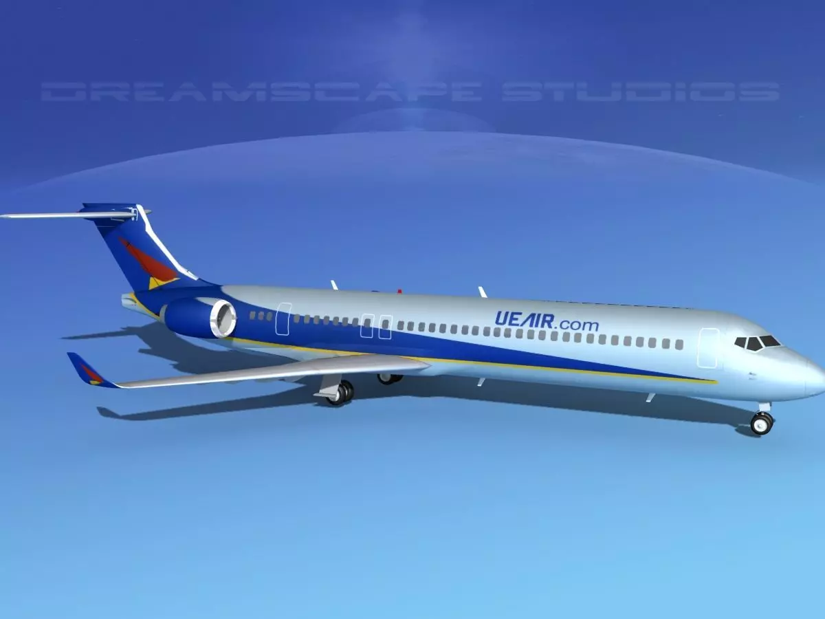 Comac ARJ21-900 Chengdu Airlines 3D model_0