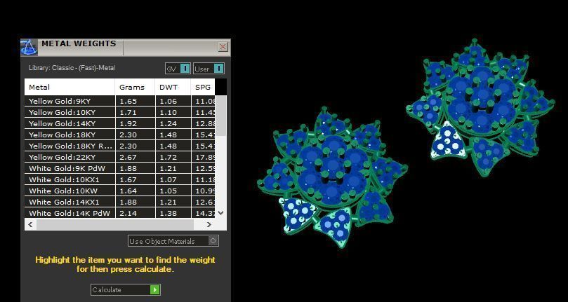 beautifull eairring for daimonds 3D print model_15