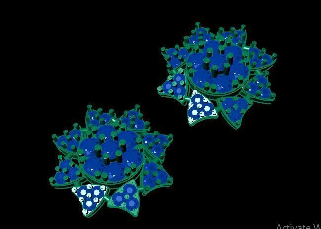 beautifull eairring for daimonds 3D print model_9