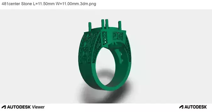 Women Ring with a Cushion Cut Center Stone