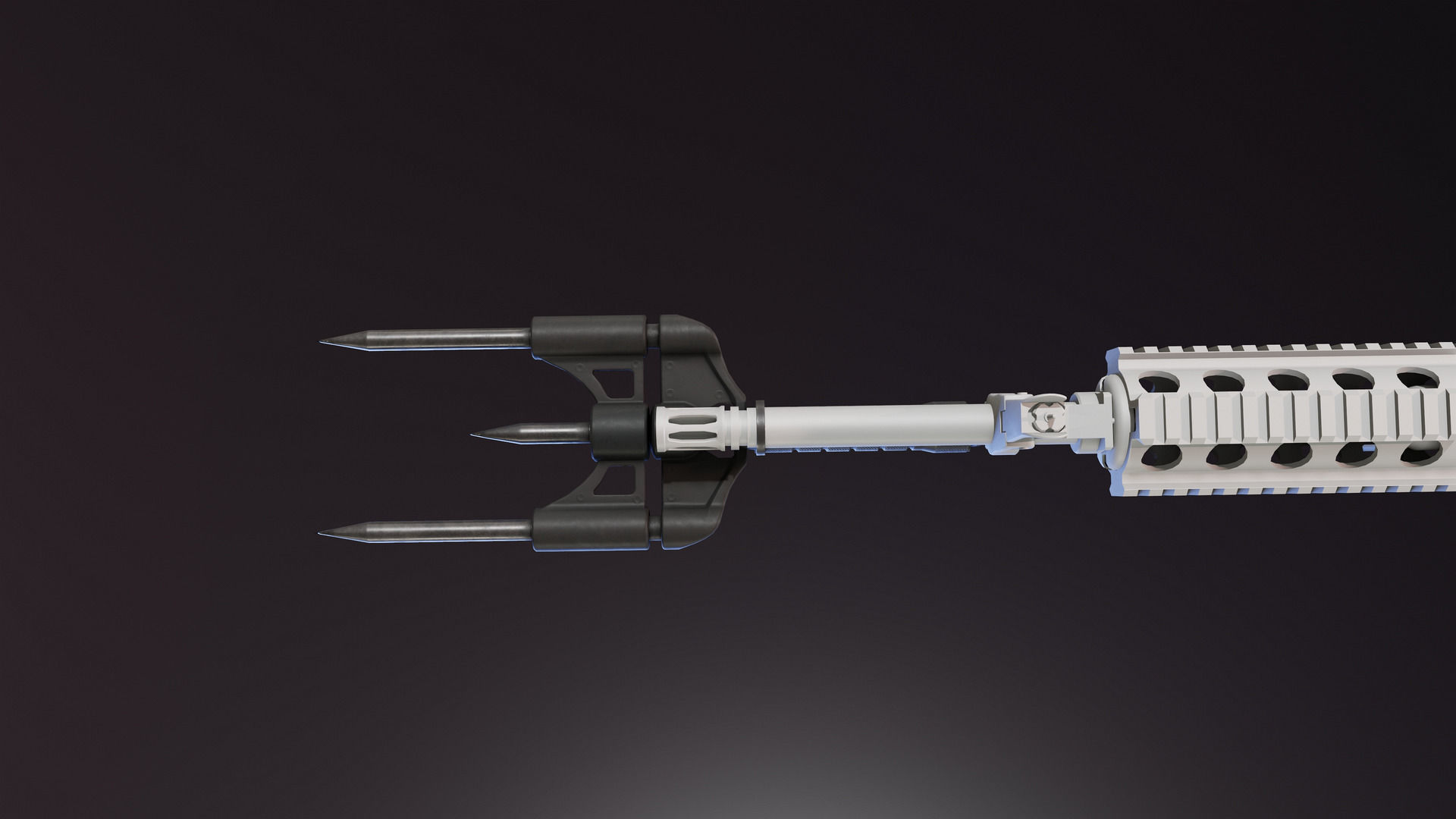 CRM Bayonet Low-poly 3D model_7