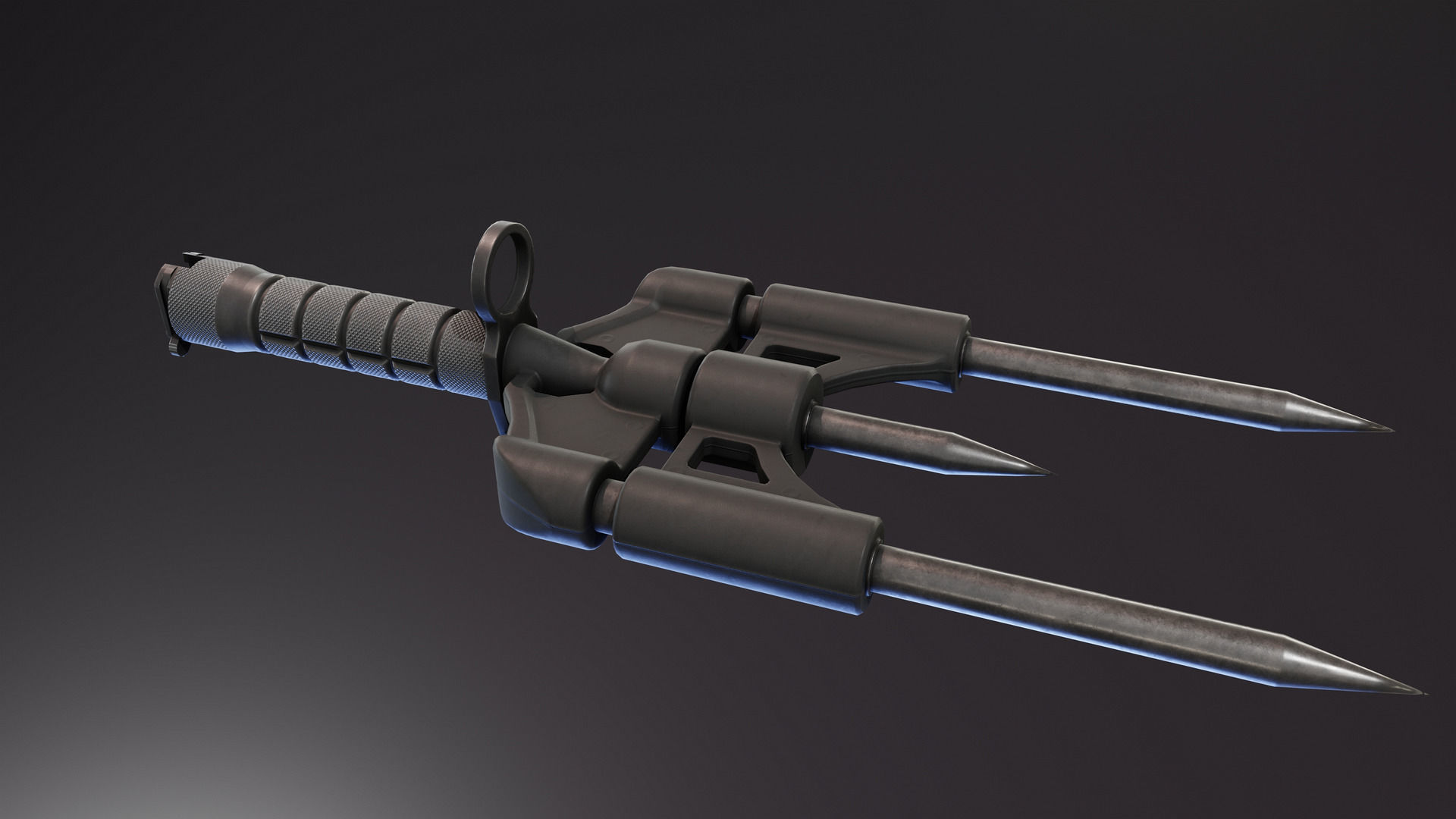 CRM Bayonet Low-poly 3D model_3