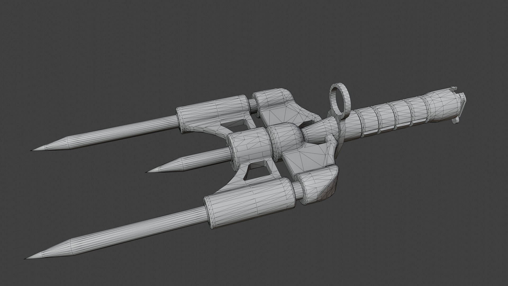 CRM Bayonet Low-poly 3D model_8