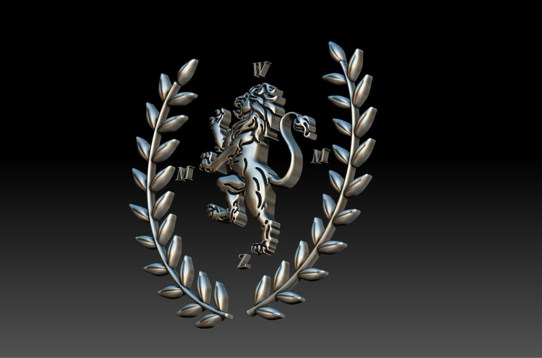 Coat of Arms Elements 3D print model_9