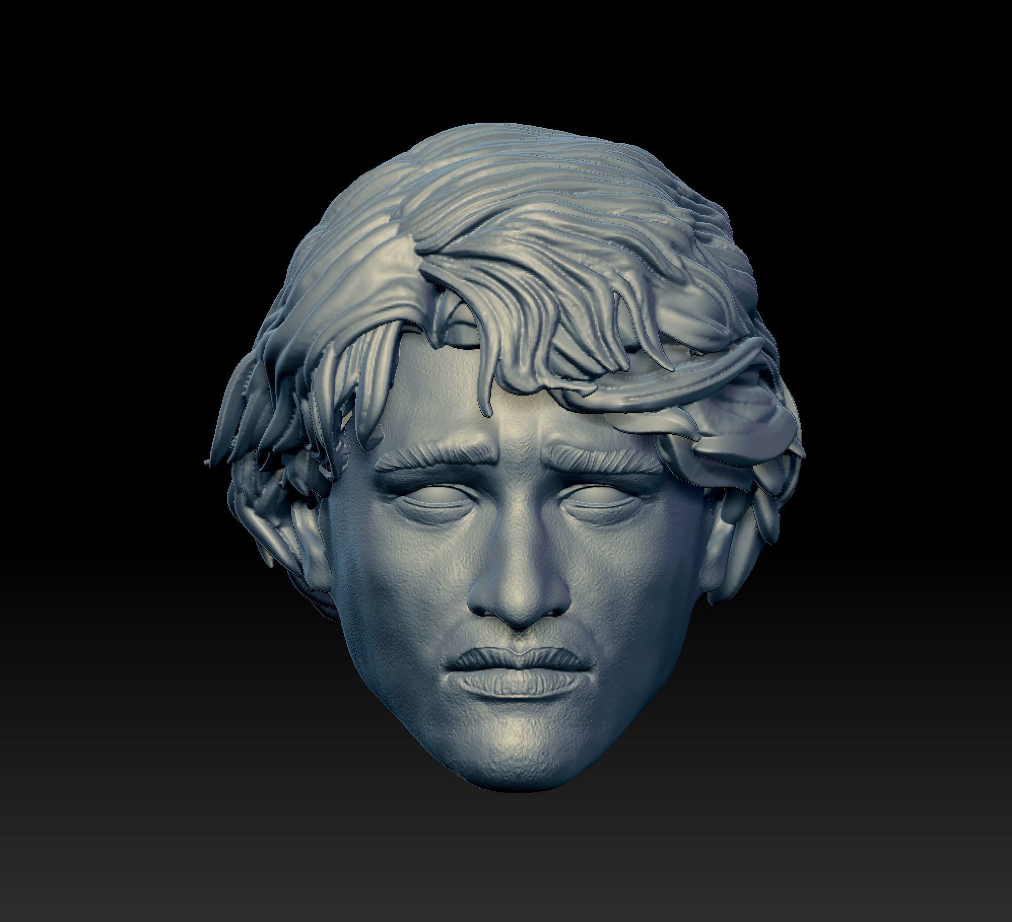 Corey Cunningham Head 3D print model_1