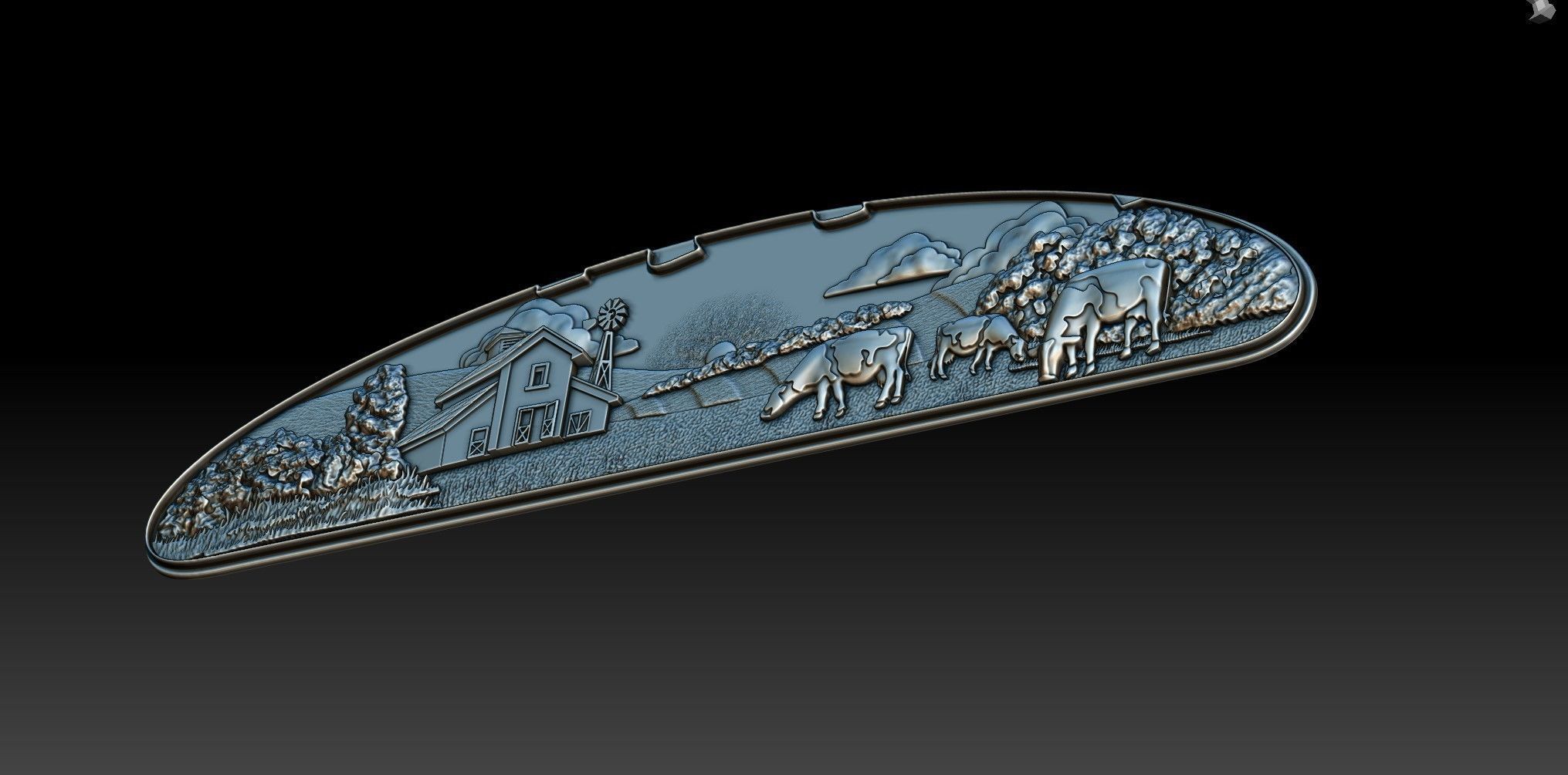 Farm Scene 3D print model_3