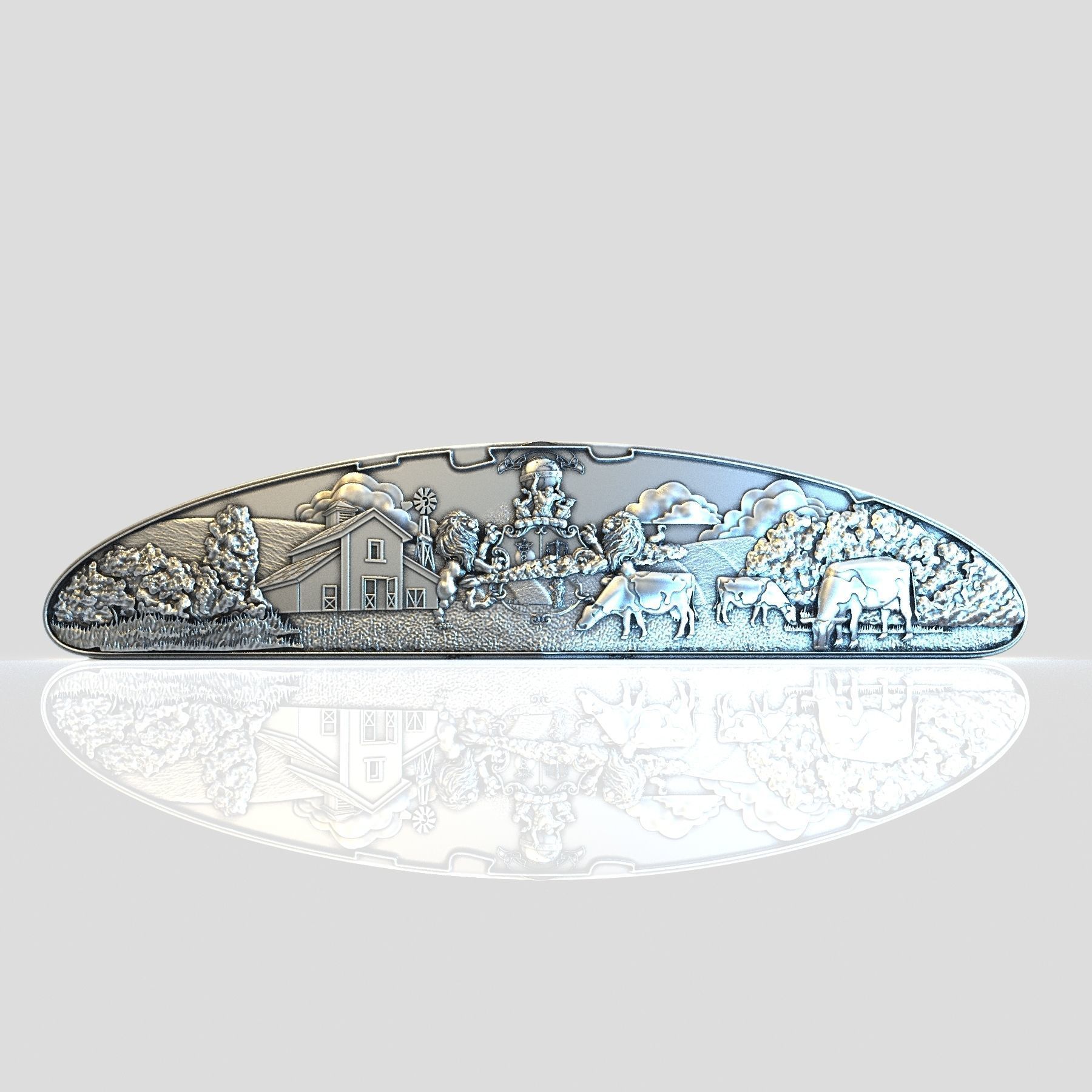 Farm Scene 3D print model_1