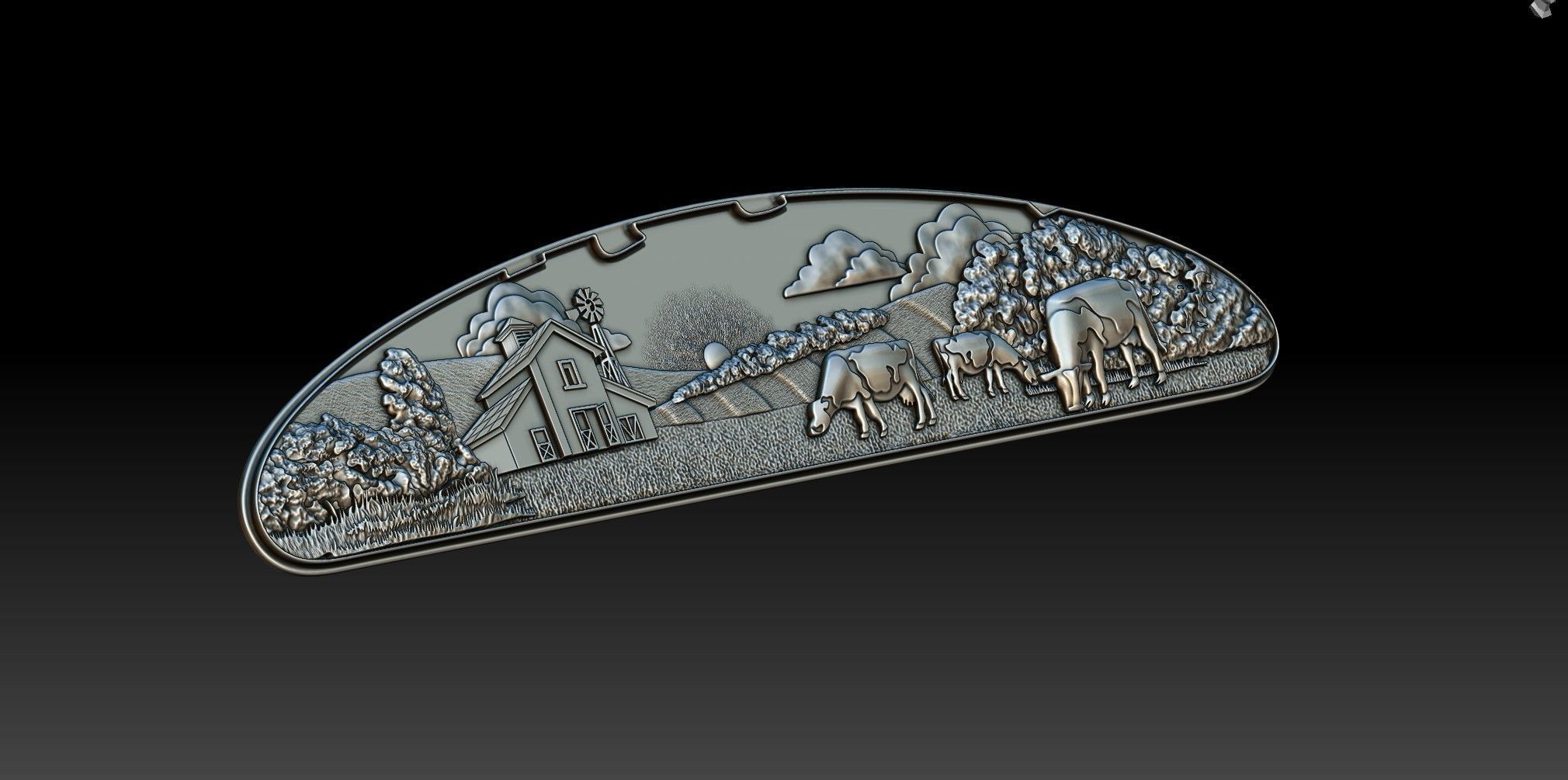 Farm Scene 3D print model_4