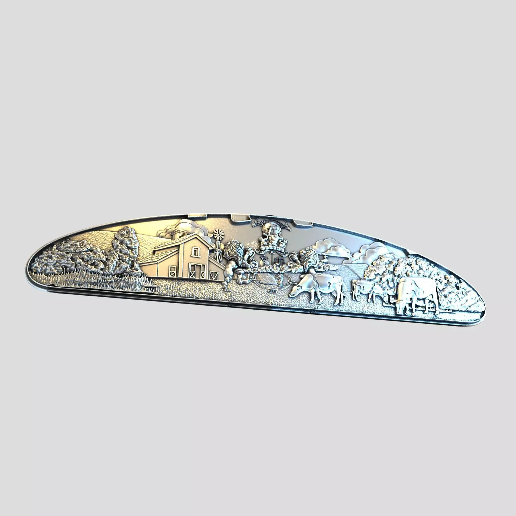 Farm Scene 3D print model_0