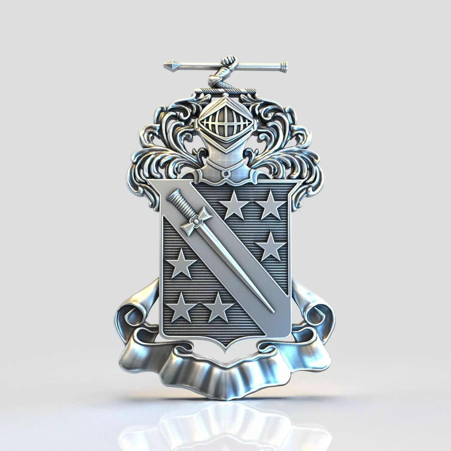 Frat Crest 3D print model_0
