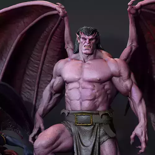 DEMONA AND GOLIATH 3D PRINT 3D print model