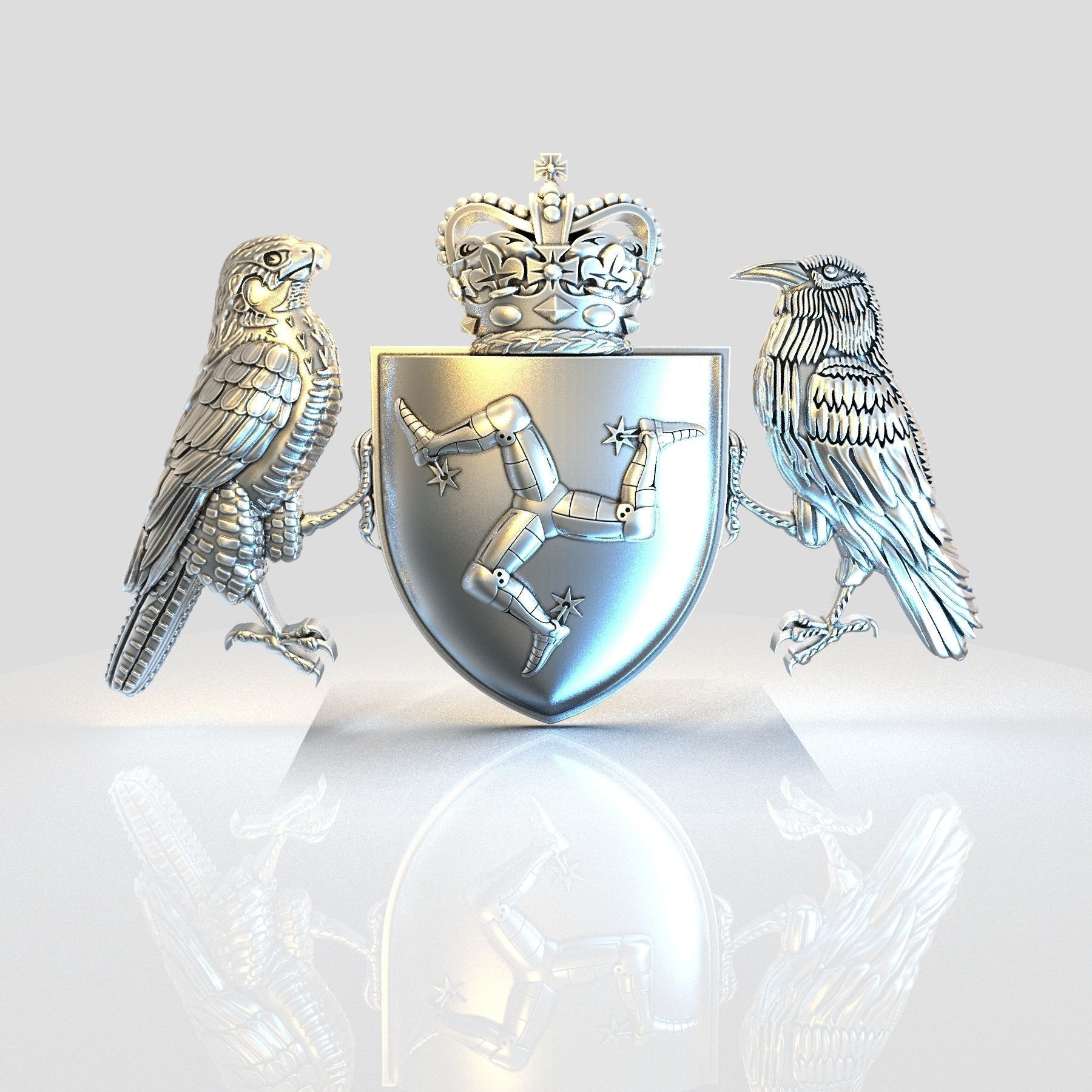 Isle of Man 3D print model_1