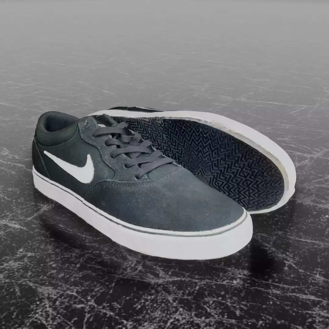NIKE CHRON 2 SB 3D SHOES 3D model_0