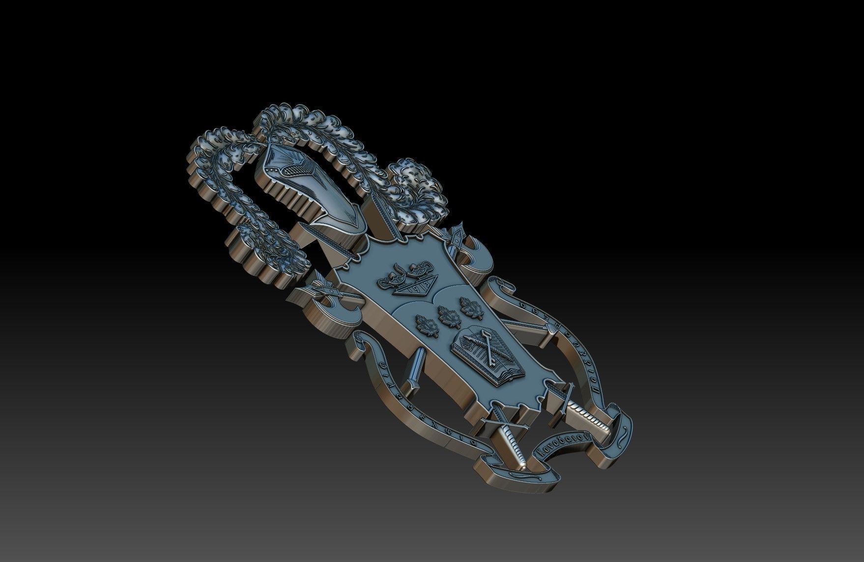 Phi Kappa Pi 3D print model_3