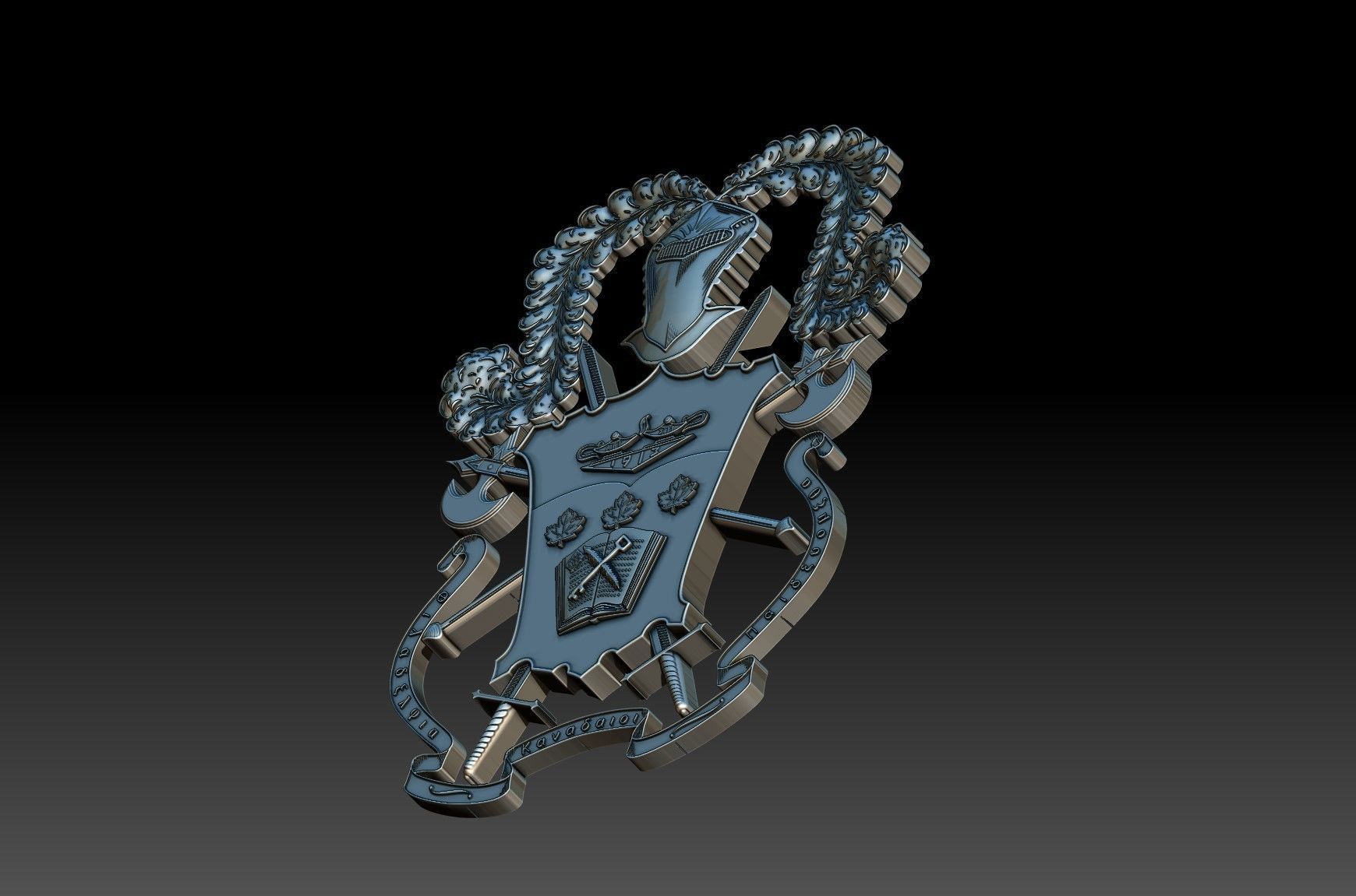 Phi Kappa Pi 3D print model_2