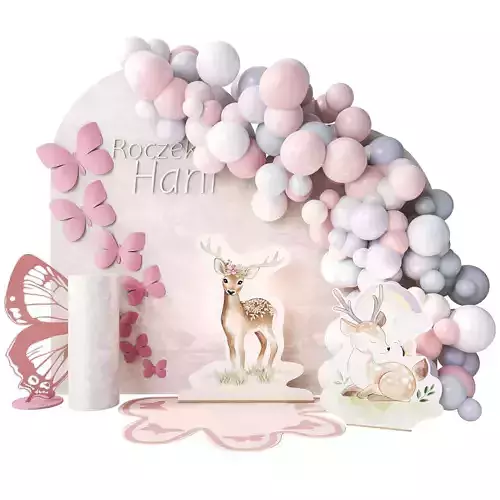 Inflatable balloons for a children party