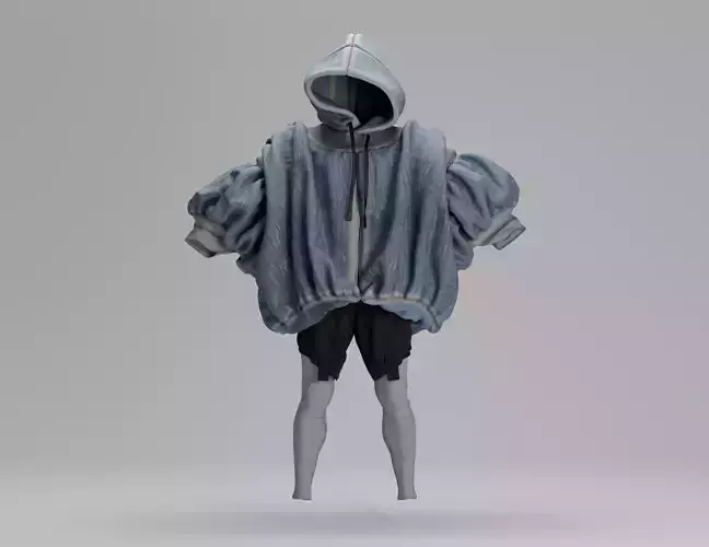 Oversized Outfit 3D model