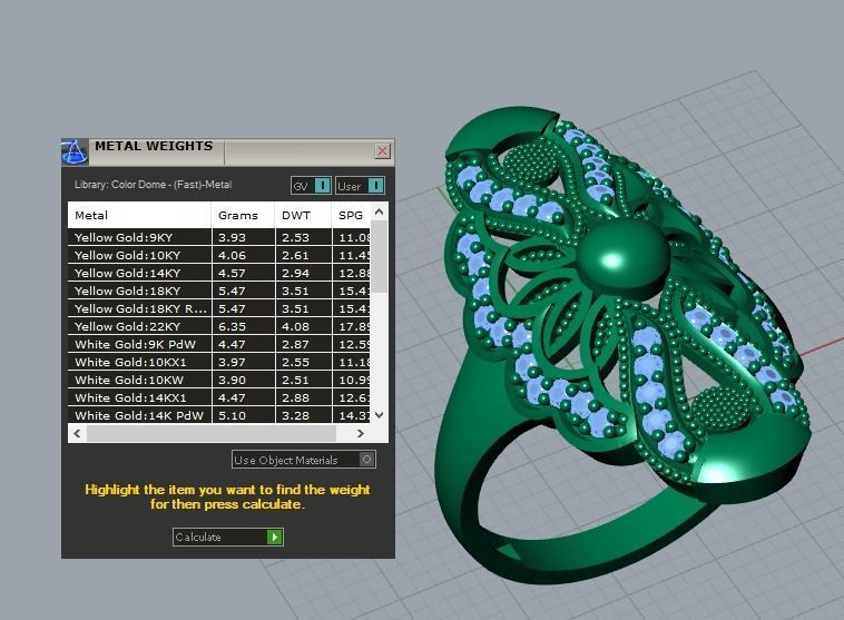 jewelry ring 3D print model_5