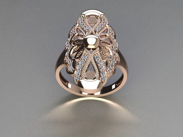 jewelry ring 3D print model_3