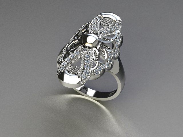 jewelry ring 3D print model_2