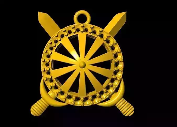  Shield Sword pendant 3dm file