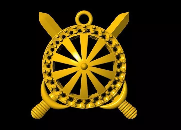 Shield Sword pendant 3dm file 3D print model