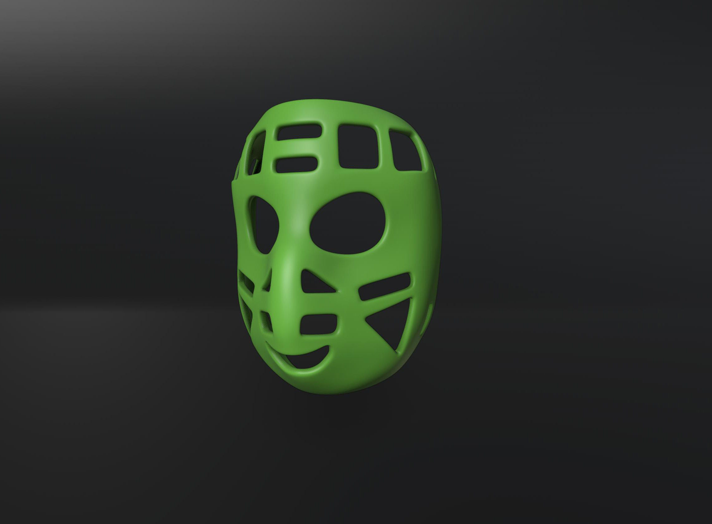 Vintage Hockey Masks Pack 3D print model_5