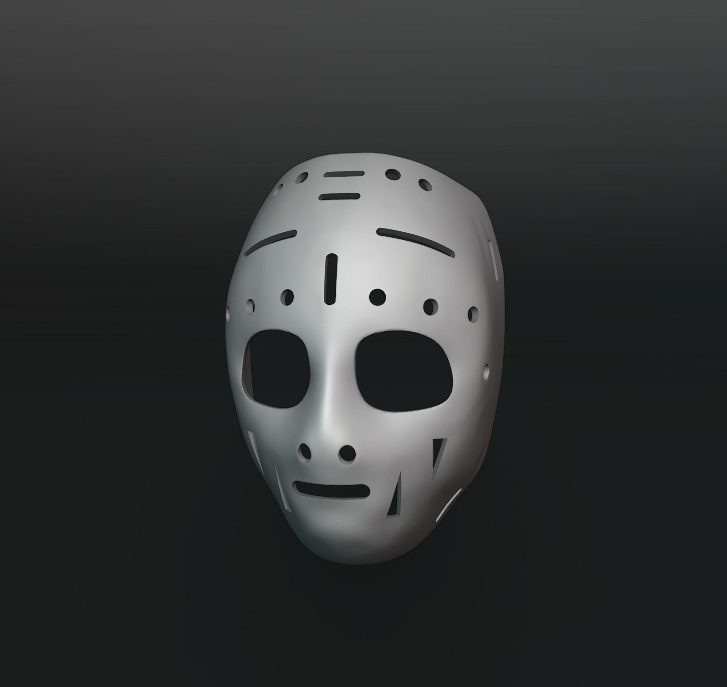Vintage Hockey Masks Pack 3D print model_1
