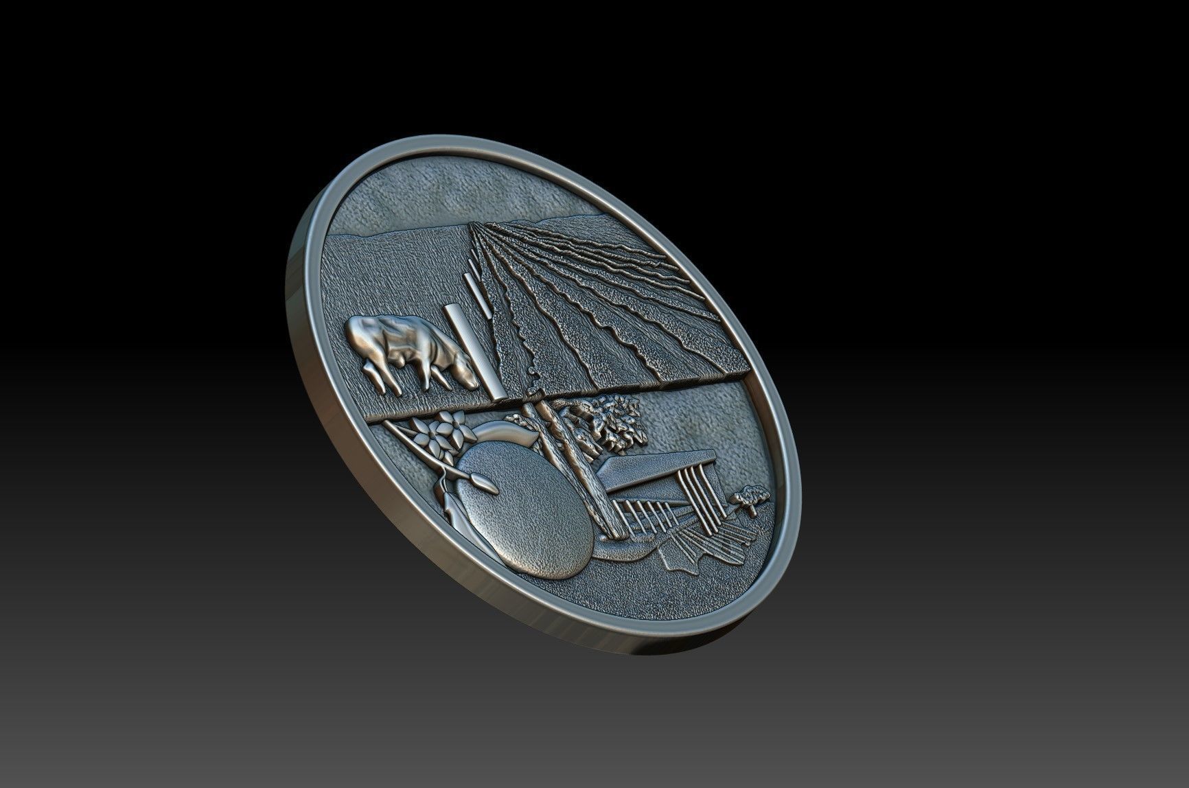 Webster Seal 3D print model_4