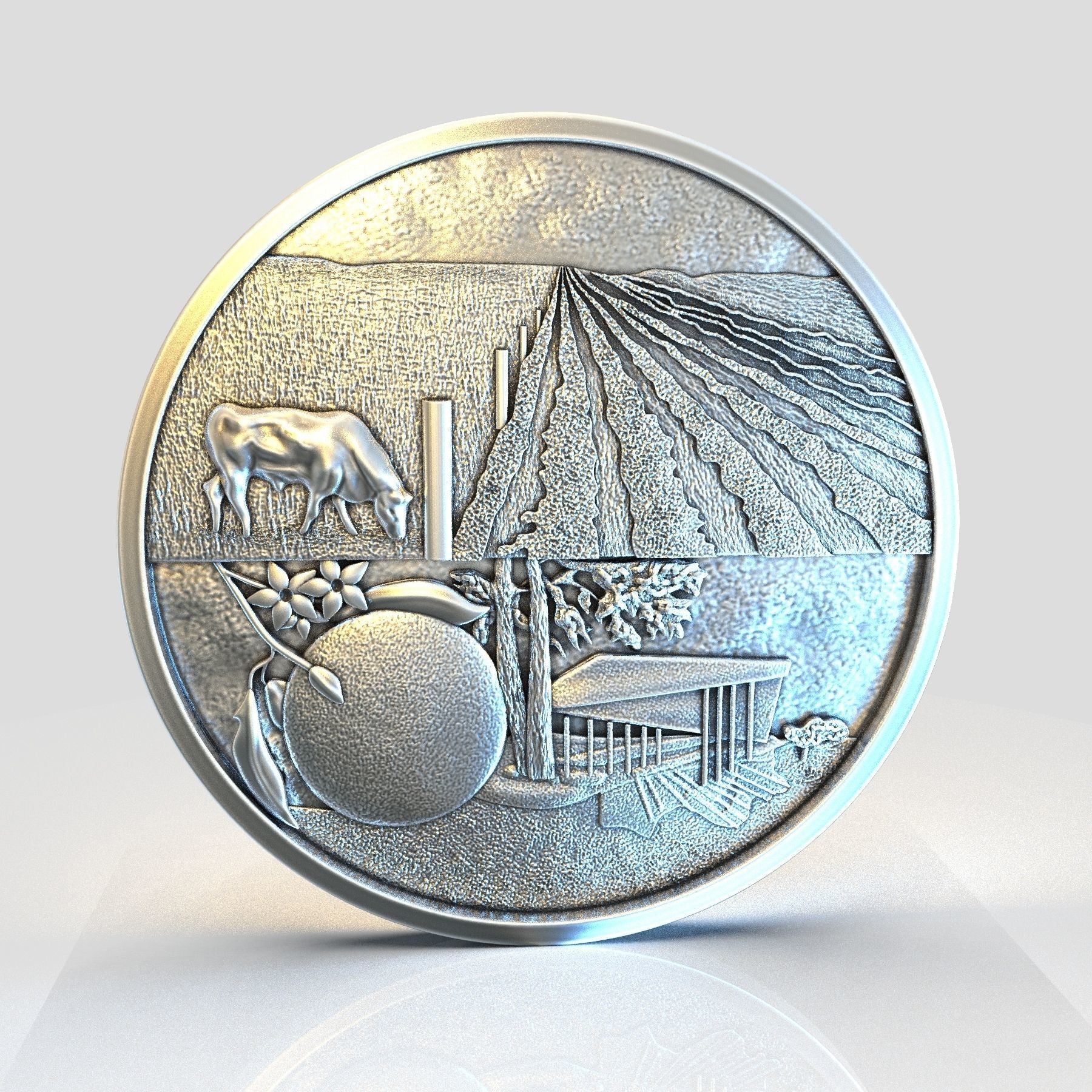 Webster Seal 3D print model_1