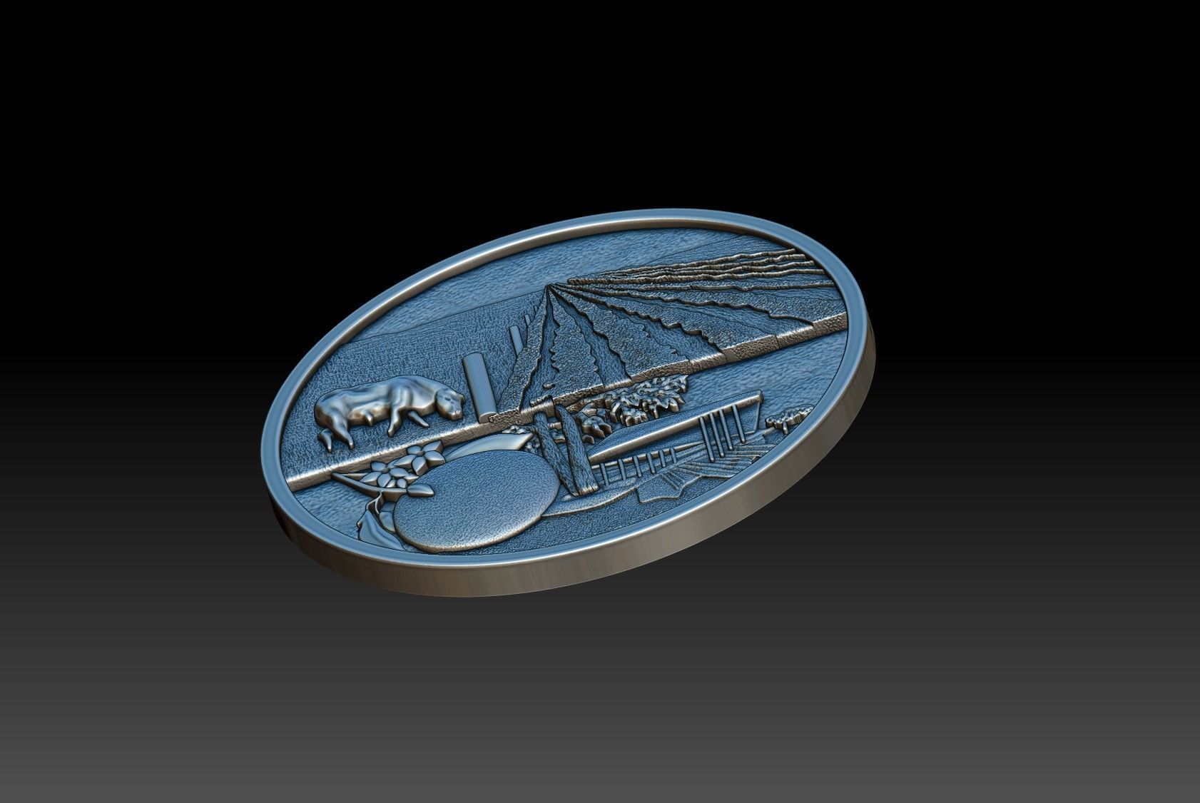 Webster Seal 3D print model_5